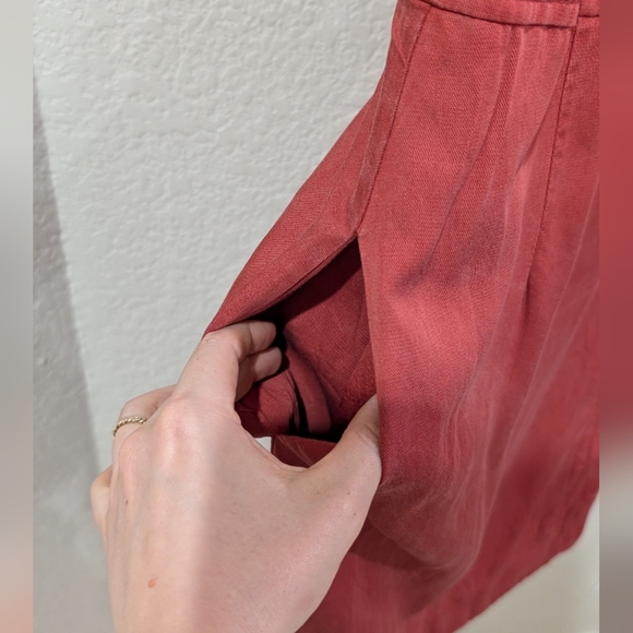 Vintage Gianni Bini Rust Mini Wrap Dress - Picture 6 of 12